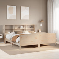 vidaXL Letto Libreria senza Materasso 200x200 cm in Legno di Pino
