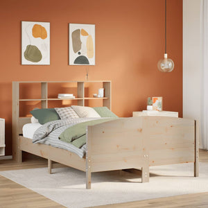 vidaXL Letto Libreria senza Materasso 160x200 cm in Legno di Pino