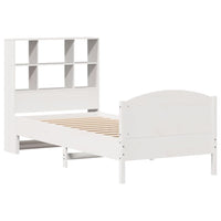 vidaXL Letto Libreria senza Materasso Bianca 90x200 cm Legno di Pino