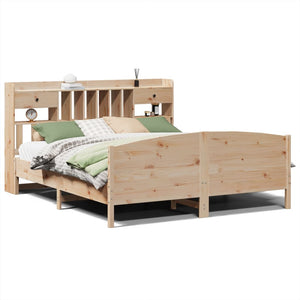 vidaXL Letto Libreria senza Materasso 180x200 cm in Legno di Pino