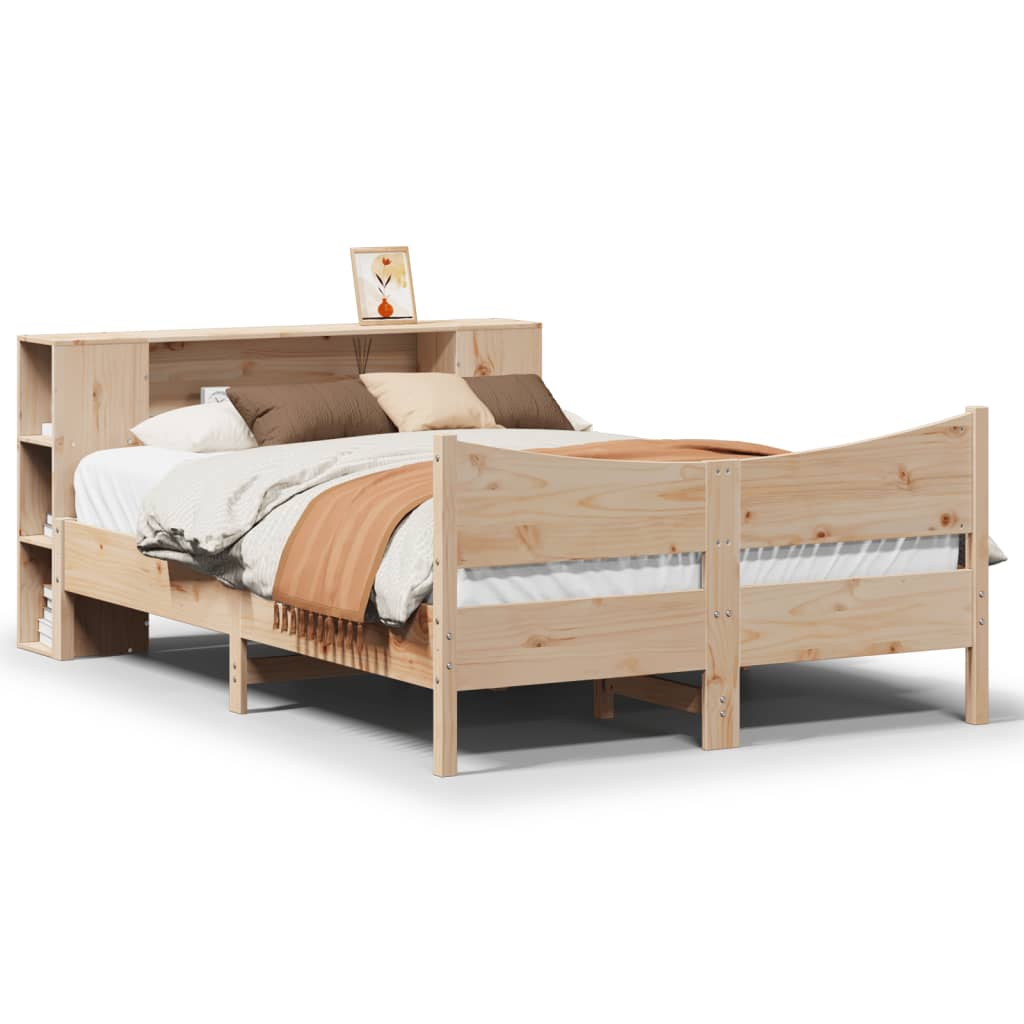 vidaXL Letto senza Materasso 135x190 cm in Legno Massello di Pino
