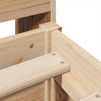 vidaXL Giroletto senza Materasso 140x200 cm in Legno Massello di Pino