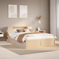 vidaXL Letto senza Materasso 135x190 cm in Legno Massello di Pino