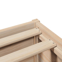 Letto senza Materasso 90x190 cm in Legno Massello di Pino