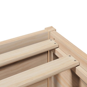 Letto senza Materasso 90x190 cm in Legno Massello di Pino