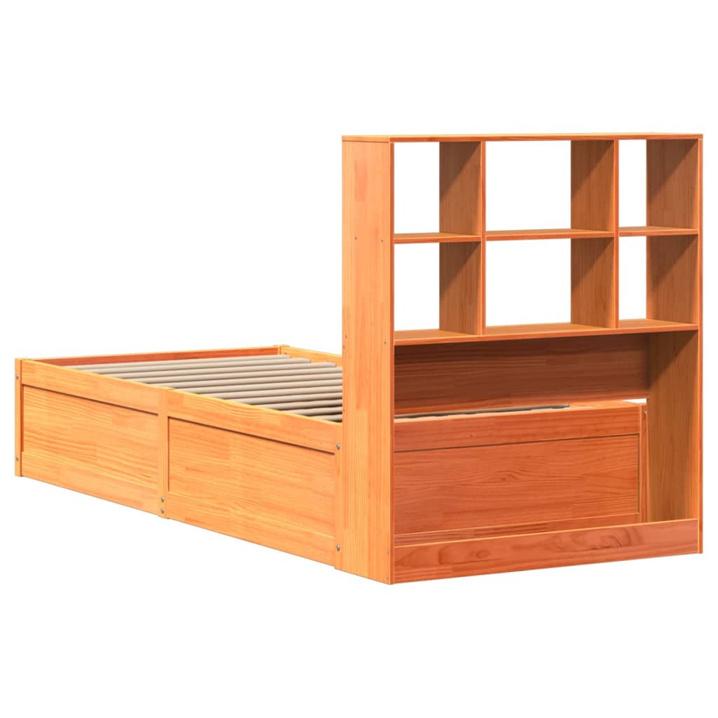 vidaXL Letto senza Materasso Marrone Cera 90x190 cm in Legno di Pino