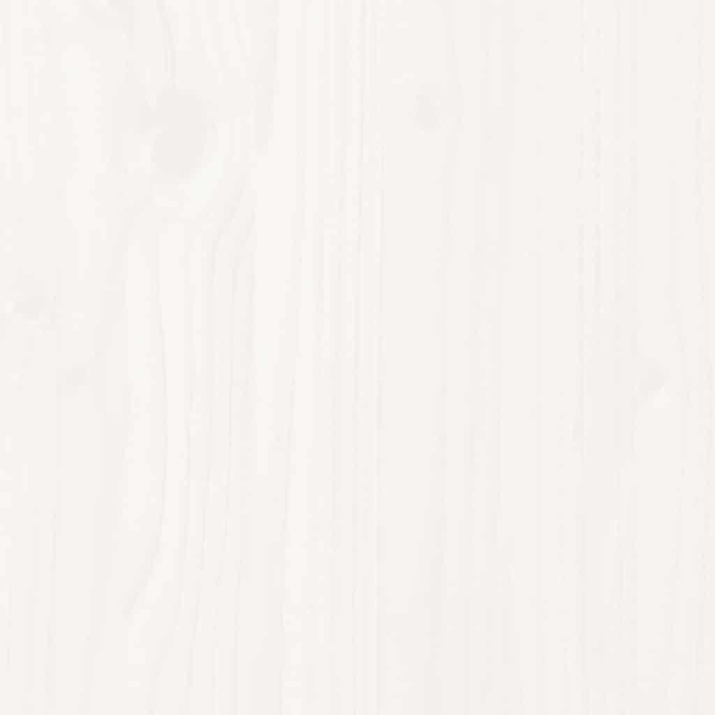 vidaXL Giroletto senza Materasso Bianco 180x200 cm Legno Massello Pino