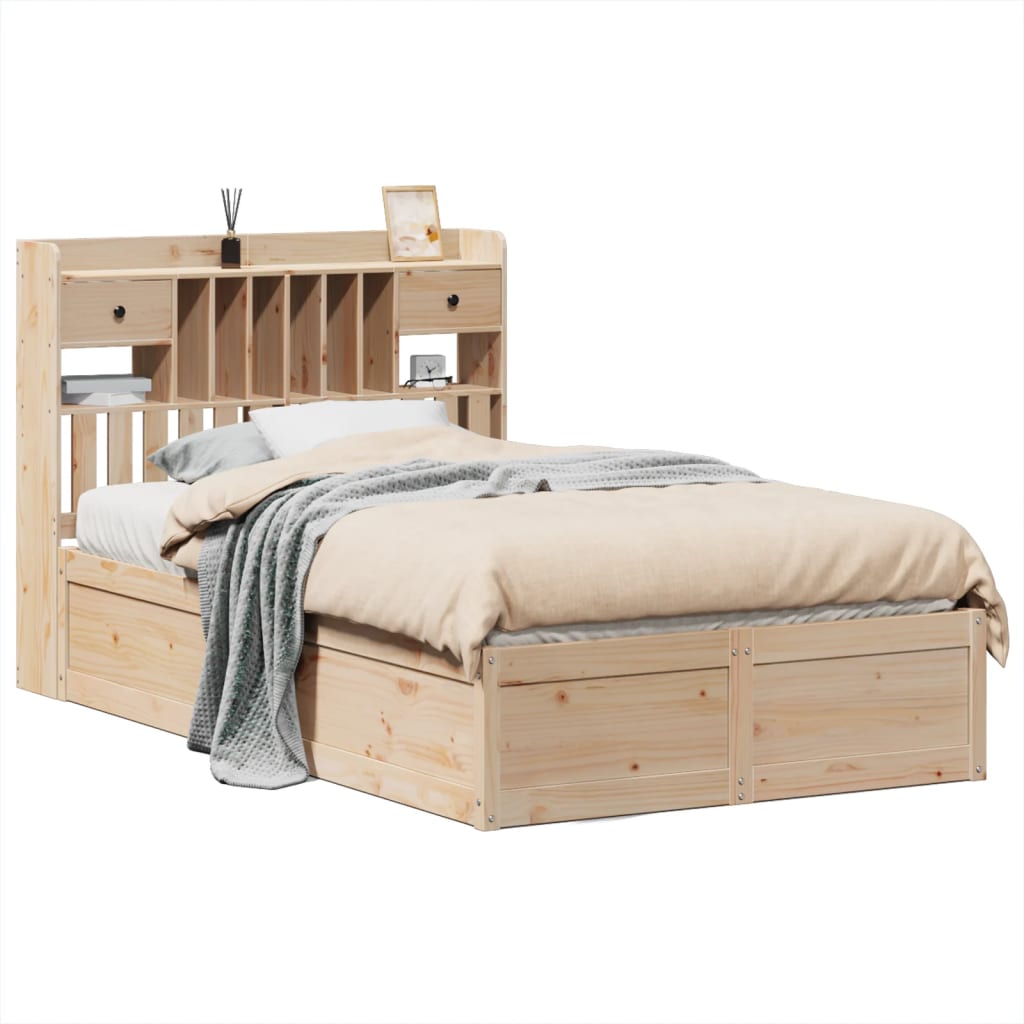 vidaXL Letto senza Materasso 135x190 cm in Legno Massello di Pino