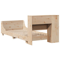 vidaXL Giroletto senza Materasso 100x200 cm in Legno Massello di Pino