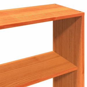 vidaXL Giroletto senza Materasso Marrone Cera 200x200 cm Legno di Pino