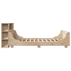 vidaXL Letto senza Materasso 135x190 cm in Legno Massello di Pino
