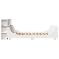 vidaXL Letto senza Materasso Bianco 120x190 cm Legno Massello di Pino