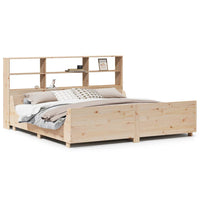 vidaXL Letto Libreria senza Materasso 180x200 cm Legno Massello