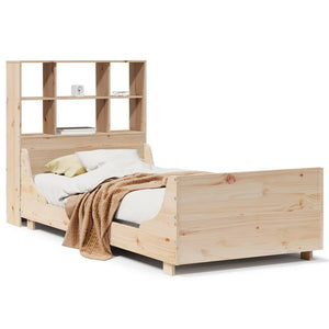 vidaXL Letto Libreria senza Materasso 90x190 cm Legno Massello