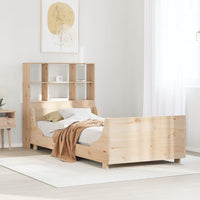 vidaXL Letto Libreria senza Materasso 90x190 cm Legno Massello