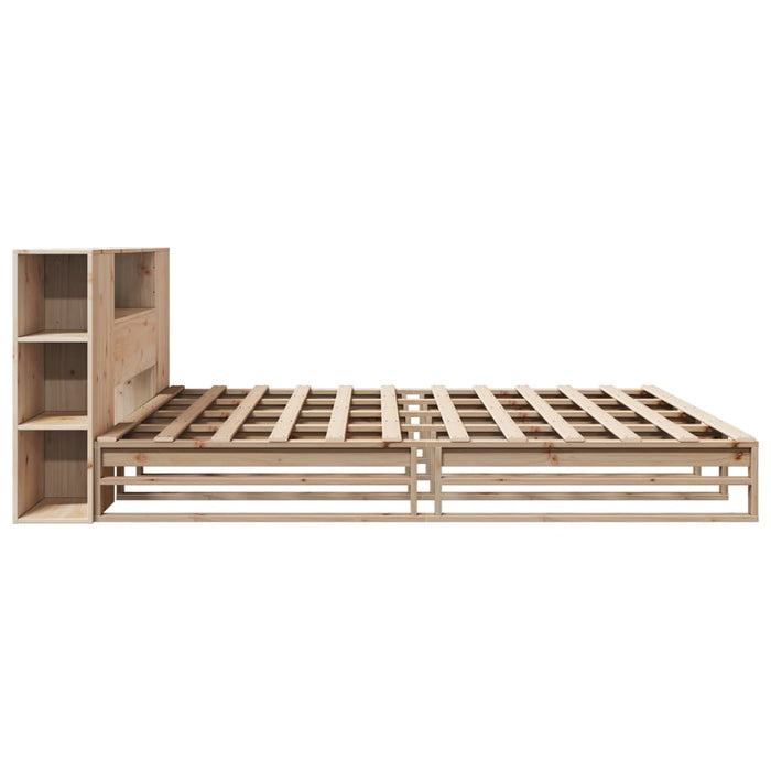 vidaXL Letto Libreria senza Materasso 180x200 cm Legno Massello