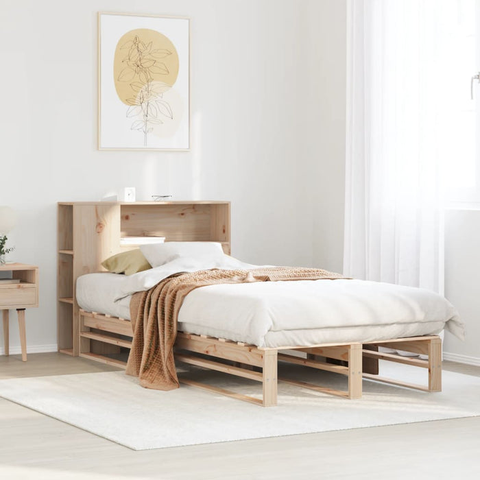 vidaXL Letto Libreria senza Materasso 90x200 cm Legno Massello