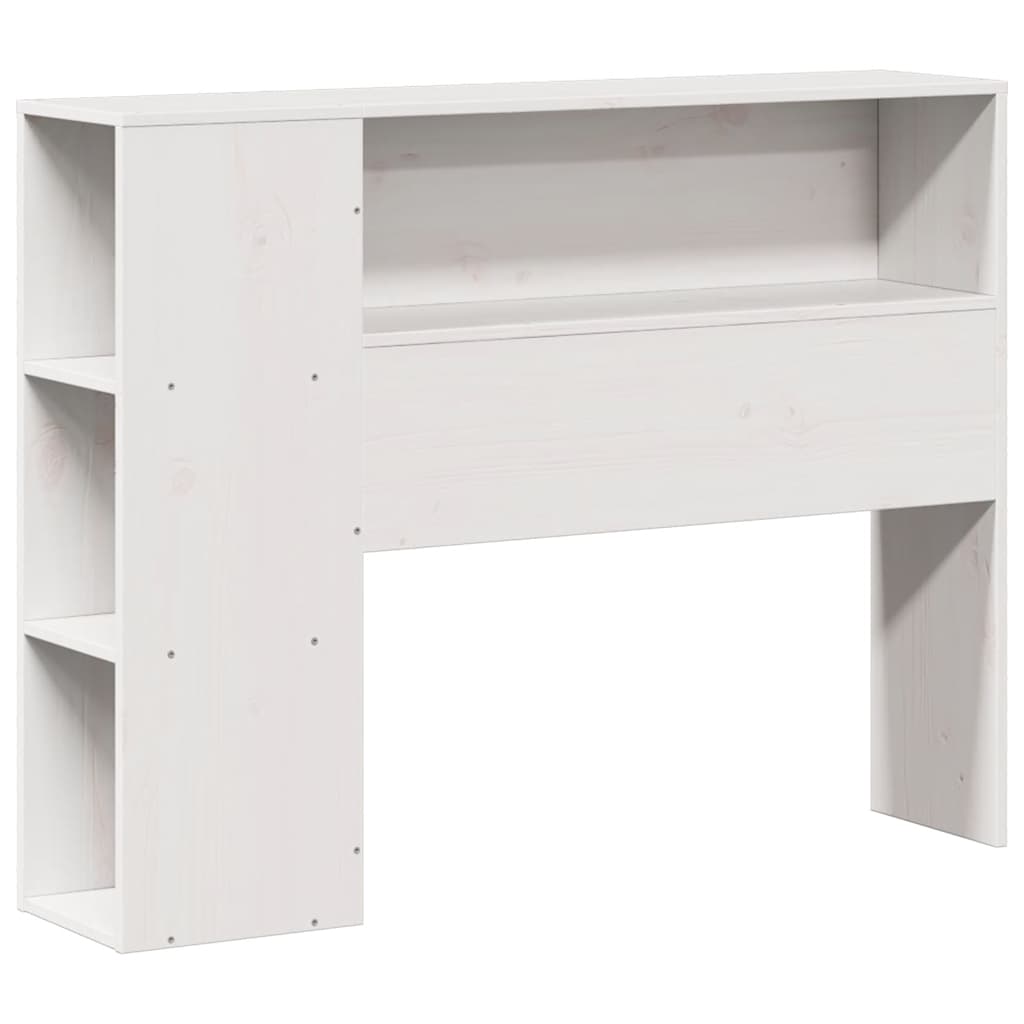 Letto Libreria senza Materasso Bianco 90x200 cm Legno Massello 3323900