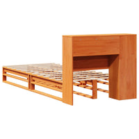 Letto Libreria senza Materasso Marrone Cera 75x190 cm Legno 3323907