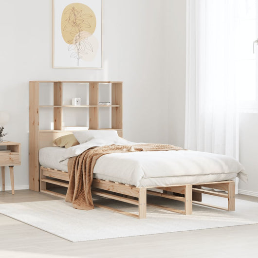 vidaXL Letto Libreria senza Materasso 100x200 cm in Legno Massello