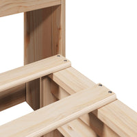 vidaXL Letto Libreria senza Materasso 150x200 cm in Legno Massello