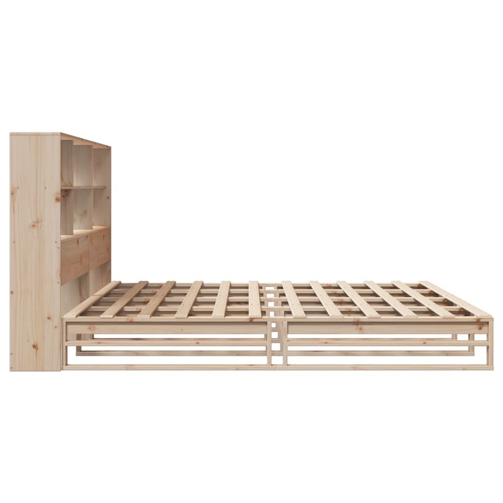 vidaXL Letto Libreria senza Materasso 180x200 cm Legno Massello