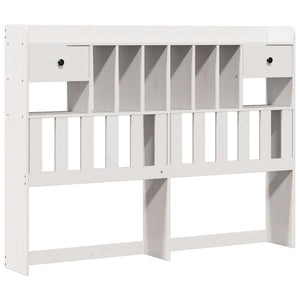 vidaXL Letto Libreria senza Materasso Bianco 140x200 cm Legno di Pino