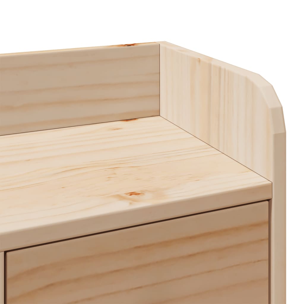 Letto Libreria senza Materasso 180x200 cm in Legno di Pino 3323968