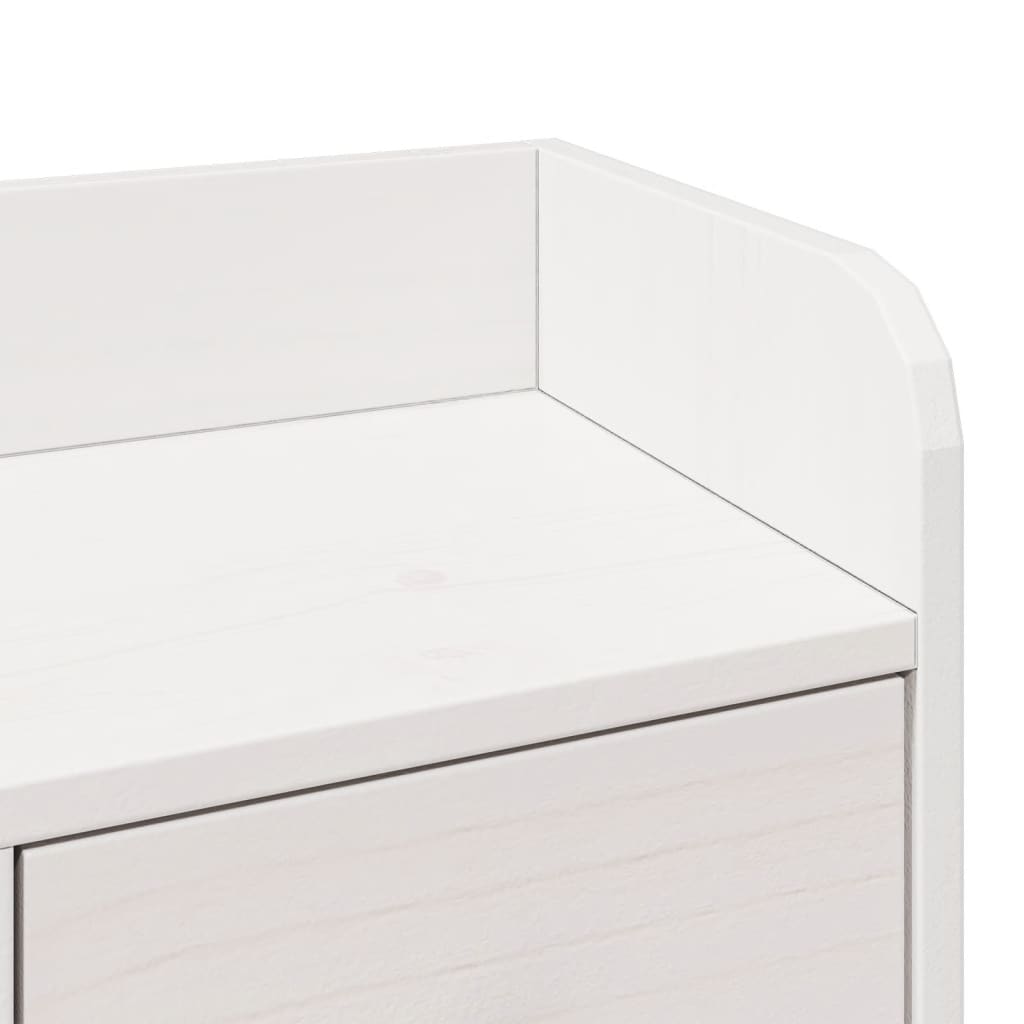 vidaXL Giroletto con Libreria senza Materasso 180x200 cm in Legno Pino