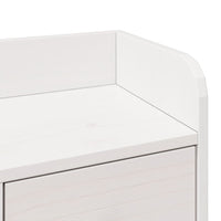 vidaXL Giroletto con Libreria senza Materasso 180x200 cm in Legno Pino