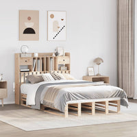 vidaXL Letto Libreria senza Materasso 135x190 cm in Legno di Pino