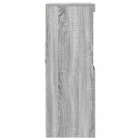 vidaXL Credenza Grigio Sonoma 81x37x100 cm in Legno Multistrato