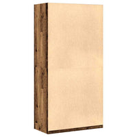 Armadio Legno Antico 100x50x200 cm in Legno Multistrato