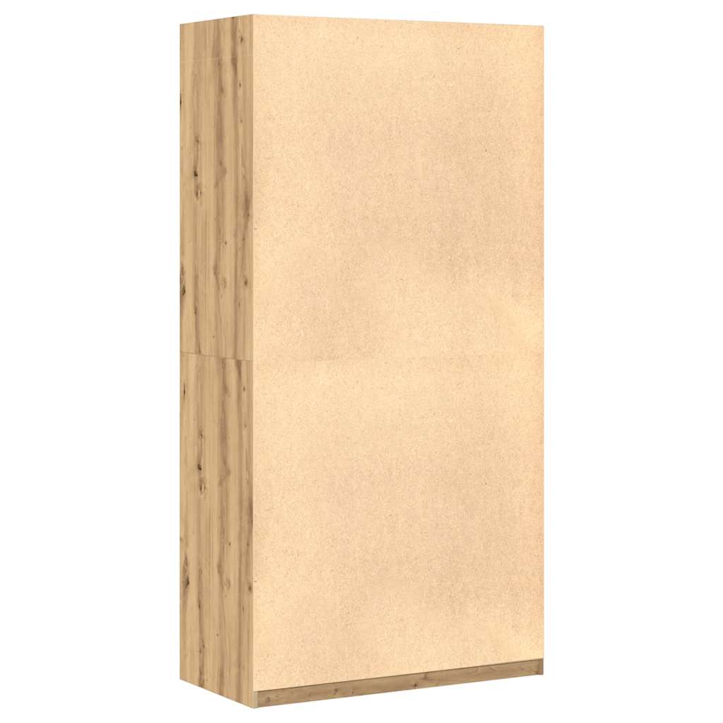 Armadio Rovere Artigianale 100x50x200 cm in Legno Multistrato 3318625