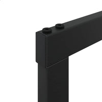 Rastrelliera per Legna da Ardere Nera 55x30x116 cm in Acciaio 4018465