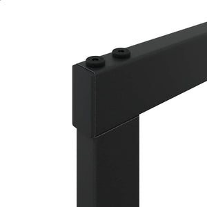 Rastrelliera per Legna da Ardere Nera 55x30x116 cm in Acciaio 4018465