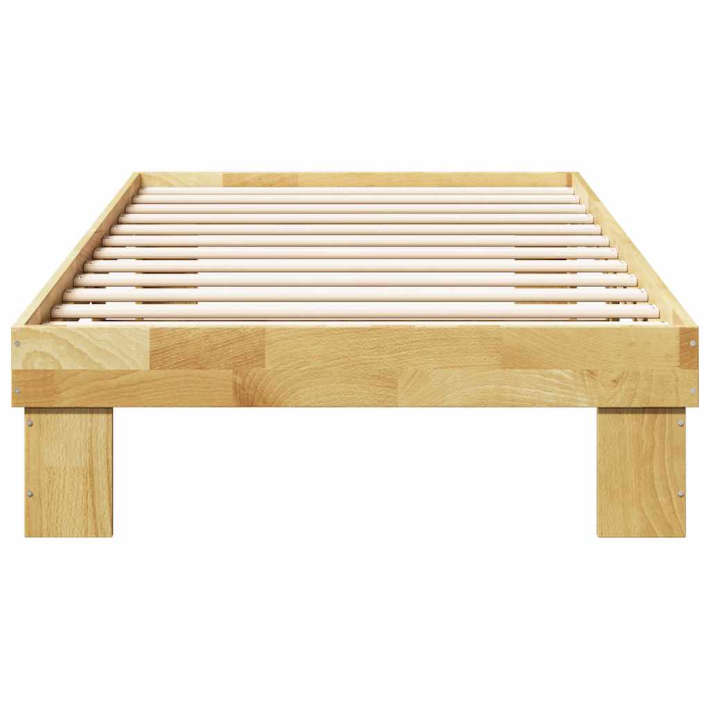 Struttura Letto Senza Materasso 90x200 cm in Legno Massello 851948