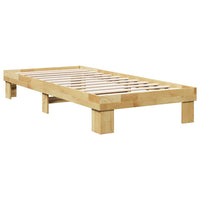 vidaXL Struttura Letto Senza Materasso 90x200 cm in Legno Massello
