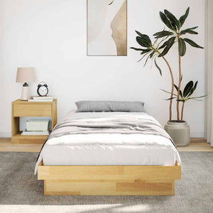 Struttura Letto Senza Materasso 90x200 cm in Legno Massello 851968