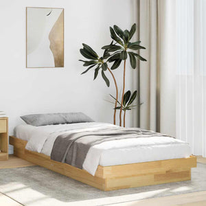 Struttura Letto Senza Materasso 90x200 cm in Legno Massello 851968