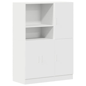 Set di Mobili da Cucina 2 pz Bianco in Truciolato 3324142