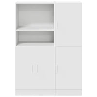 Set di Mobili da Cucina 2 pz Bianco in Truciolato 3324142