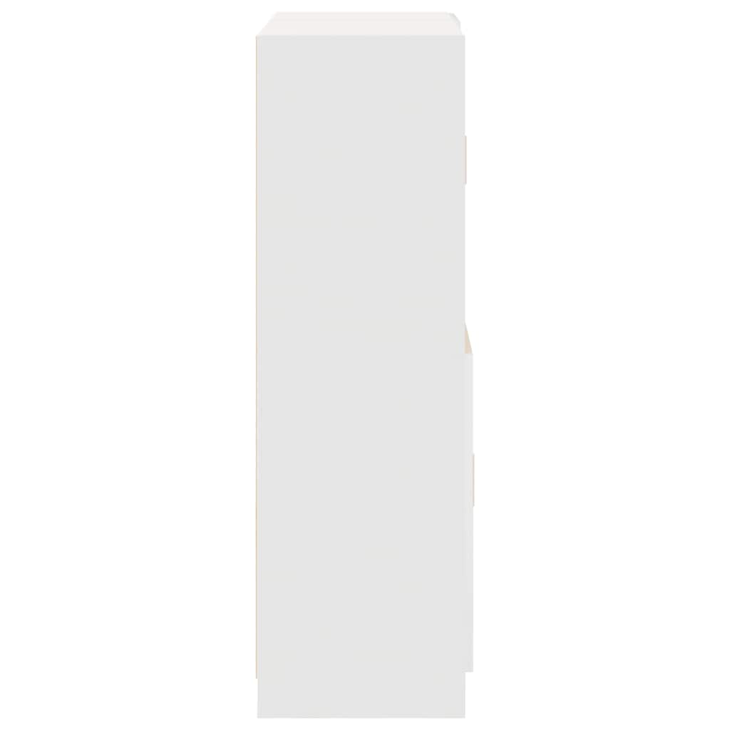 Set di Mobili da Cucina 2 pz-Armadietto Cucina Bianco in Truciolato