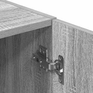 vidaXL Set di Mobili da Cucina 2 pz Grigio Sonoma in Truciolato