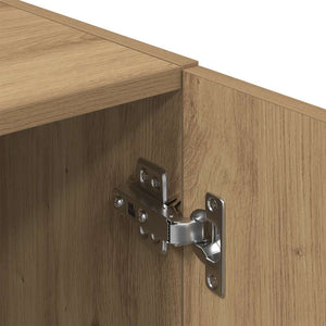 vidaXL Set di Mobili da Cucina 2 pz Rovere Marrone in Truciolato