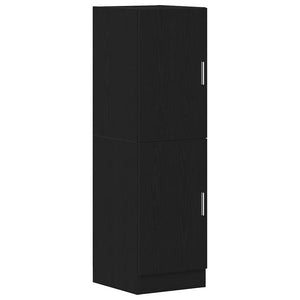 vidaXL Set di Mobili da Cucina 3 pz Nero in Truciolato