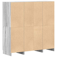 Set di Mobili da Cucina 3 pz-Armadietto Cucina Grigio Sonoma in Truciolato