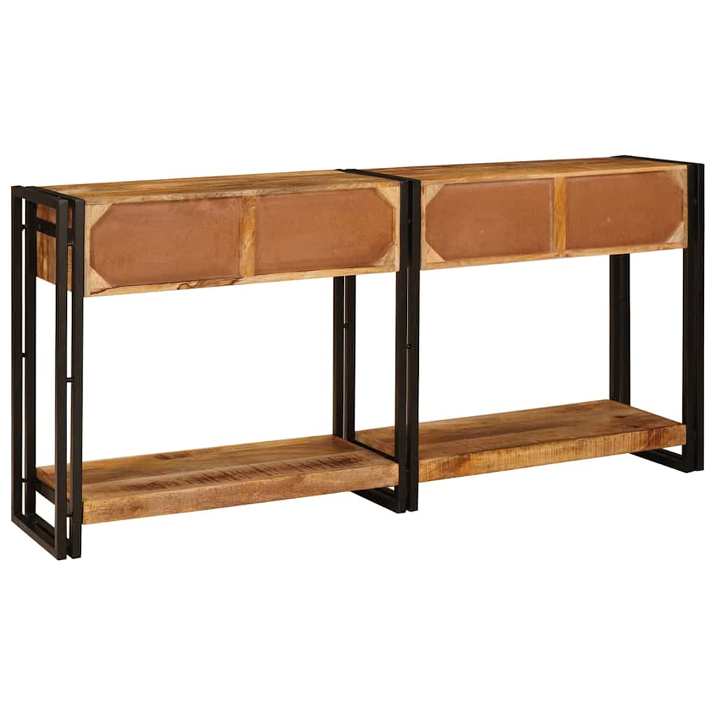 Tavoli consolle 2 pcs Marrone Legno Di Mango Massello 3324223