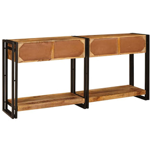 Tavoli consolle 2 pcs Marrone Legno Di Mango Massello 3324223