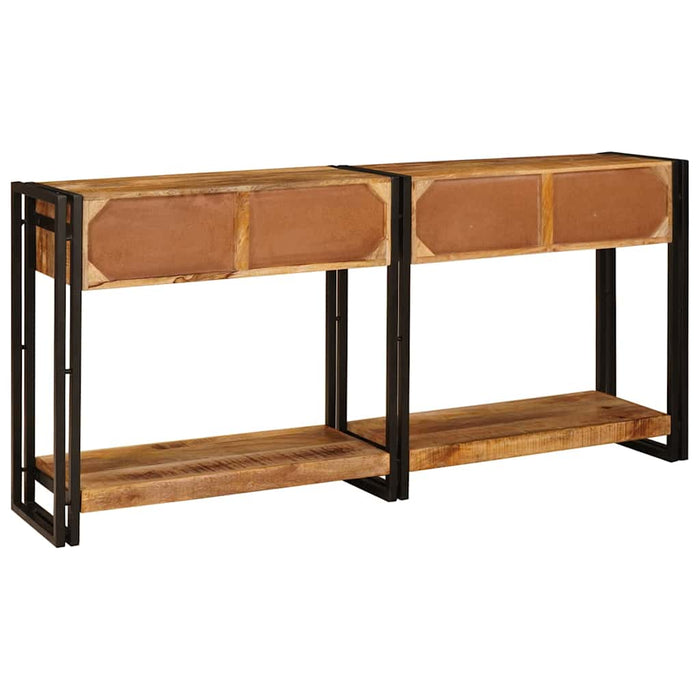Tavoli consolle 2 pcs Marrone Legno Di Mango Massello 3324223